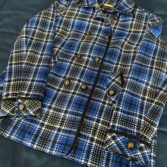 2 For $25 💙 Jones New York plaid jacket 💙 - Picture 2 of 3